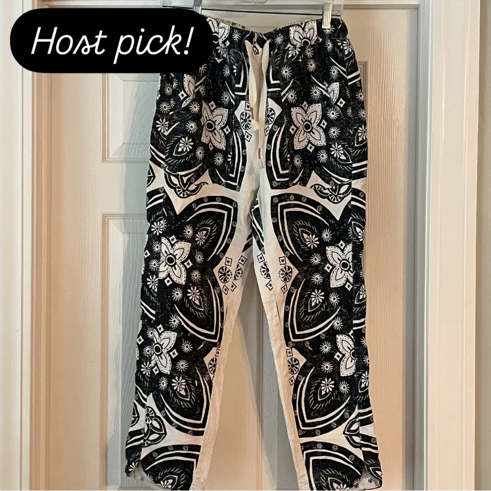 ⭐️ HP! Anthro Pilcro linen The Cottage drawstring pants, XS